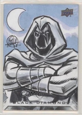 2021 Upper Deck Marvel Black Diamond 1/1 Mitch Ballard #SKT Auto Sketch p1l