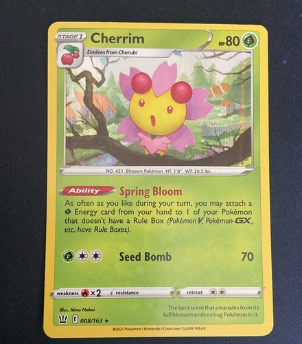 Cherrim 008/163 Swsh05: Battle Styles Holo