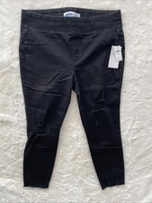 SALE NEW OLD NAVY WOMENS BLACK ROCKSTAR JEGGINGS MID RIZE SIZE 12 PETITE NWT