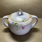 Vintage Noritake Hand Painted Flower Floral Cream and Sugar Set  — photo 7