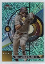 2023 Topps Finest Aqua Shimmer Refractor 46/175 Fernando Tatis Jr #50 11o2
