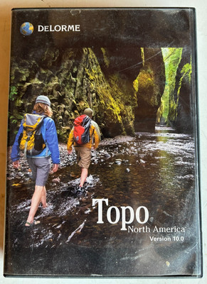 DeLorme Topo North America Version 10.0   6 Discs -  Missing one - read below