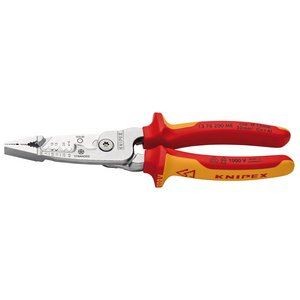 KNIPEX 13192 13 76 200 ME Wire Stripper Metric Version Insulated with Multi-Component Grips, VDE-Tested Chrome-Plated 200mm - Image 3