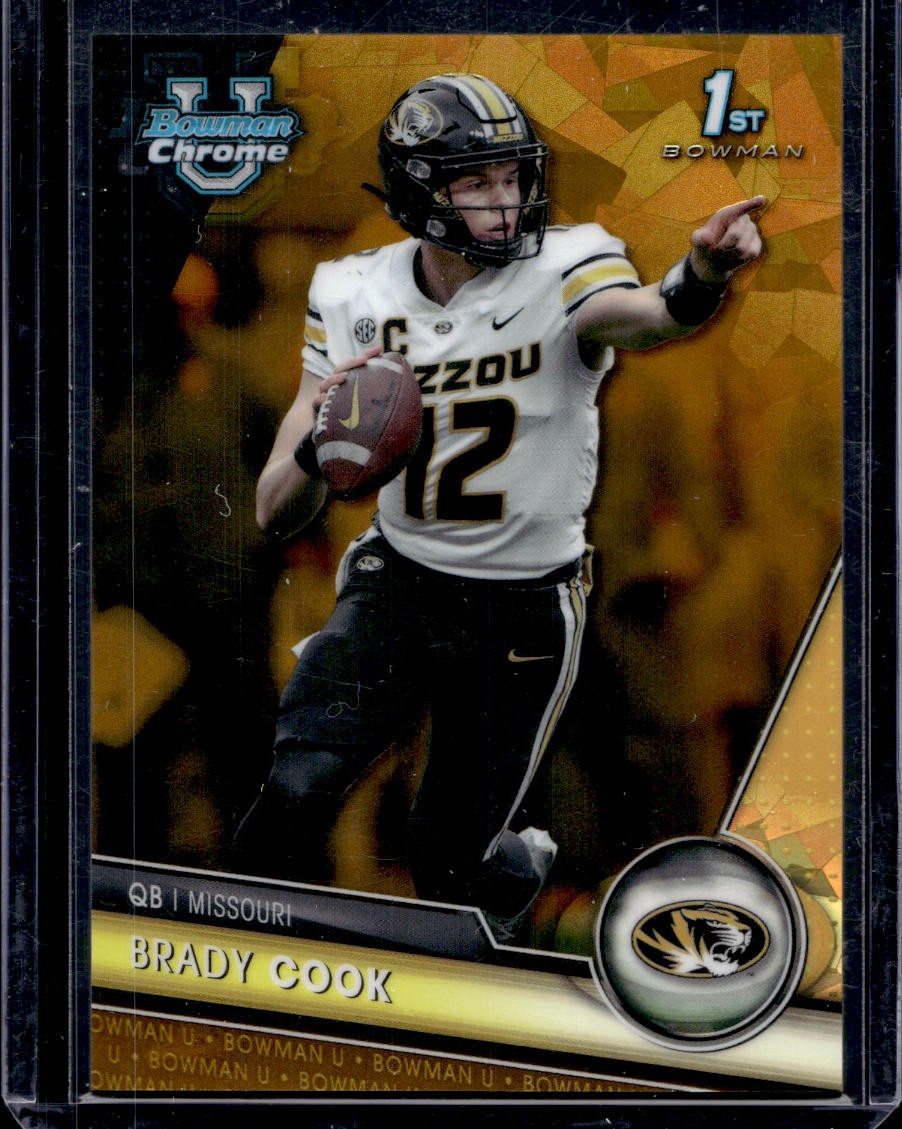 2023 Bowman University Chrome Sapphire Edition #131 Brady Cook Gold #/50