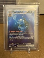 Blastoise ex 200/165 Scarlatto e Viola 151 Holo MOLTO PULITO