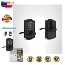 Schlage Keyless Entry Lock, Aged Bronze Touchscreen Lever, Residential Security