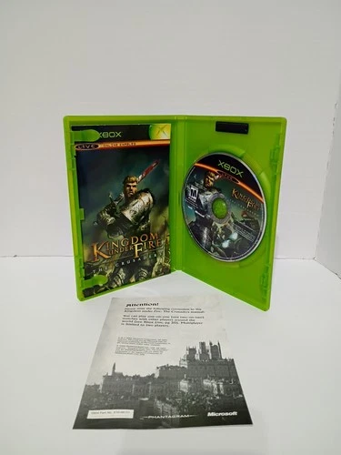 Kingdom Under Fire: The Crusaders Microsoft Xbox, 2004 CIB w Manual – CIB