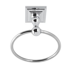 BA324C Serano 6" Towel Ring, Polished Chrome