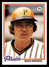 1978 Topps #383 Mario Mendoza Near Mint+ Pirates