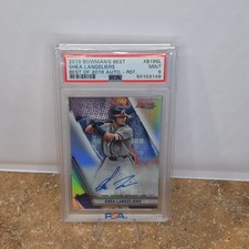 2019 Bowman's Best Auto Refractor Shea Langeliers #B19-SL