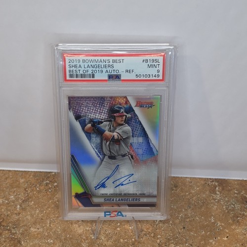 2019 Bowman's Best Auto Refractor Shea Langeliers #B19-SL - Picture 1 of 2
