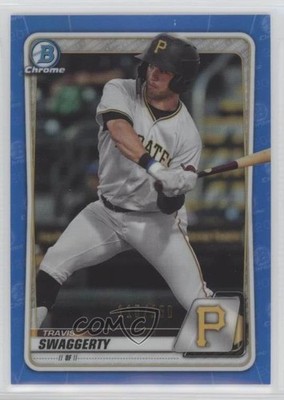 2020 Bowman Chrome Prospects Blue Refractor /150 Travis Swaggerty #BCP-146 6tw
