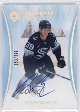 2023-24 Upper Deck Ultimate Collection Rookies 53/299 Ryker Evans #114 Auto f6d