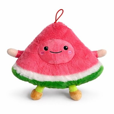 Süßes 25 cm Wassermelone Plüschtier, weiches und kuscheliges Plüschtier - entzückendes Geschenk für Kinder