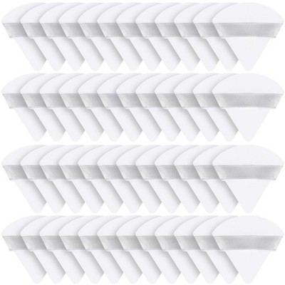 48 Pcs Velour Triangle Powder Puff Soft Velour Makeup Puff for Face Powder Ma...