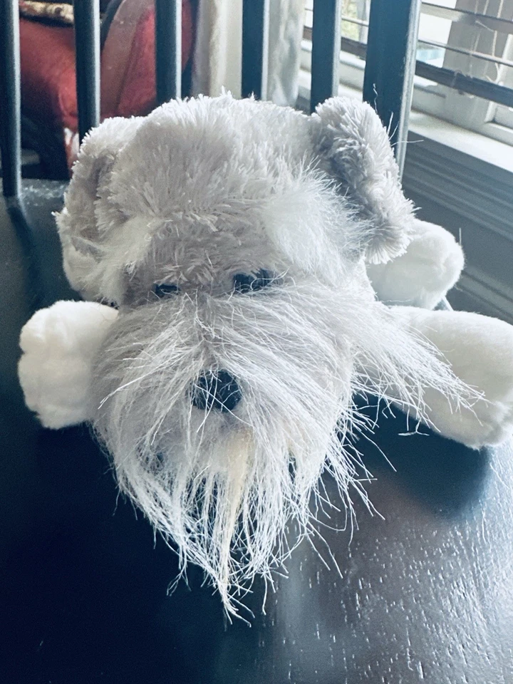 Webkinz HM159 plush toy Schnauzer Dog 8”-9”, No Code used - Image 2 of 4