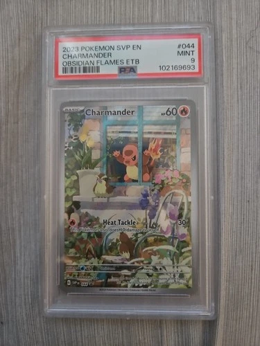 Pokémon Charmander Black Star Promo TCG Card 044 Obsidian Flames PSA 9