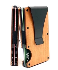 Men’s Slim Wallet – RFID Protected, Money Clip, Credit & Debit Card Holder