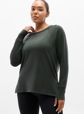 BEST SELLING ATHLETA Coaster Luxe Recover Sweatshirt, Elm