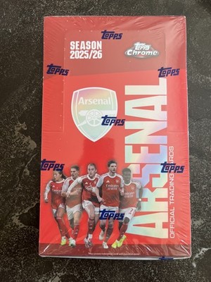 Topps Chrome Arsenal 2025-26 Hobby Box x1 - Sealed - Versand am selben/nächsten Tag 