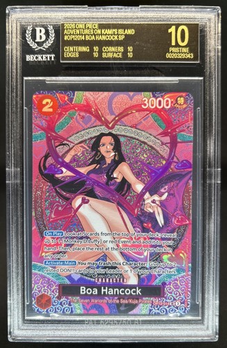 2026 One Piece Kami's Island JP Boa Hancock SP #OP12-014 BGS 10 Black Label