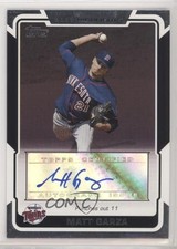 2008 Topps Highlights Matt Garza (Punches Out 11) #HA-MG Auto pd6