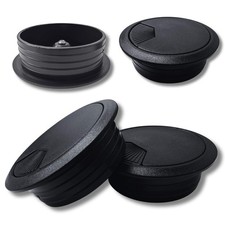 4 Pz Passacavo Scrivania Tappo Passacavi Tavolo Mm 60 Nero Passa Cavi Computer T