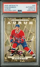 Ivan Demidov Signed Artifacts Aurum Hockey Rookie Card PSA/DNA Auto 10 Canadiens