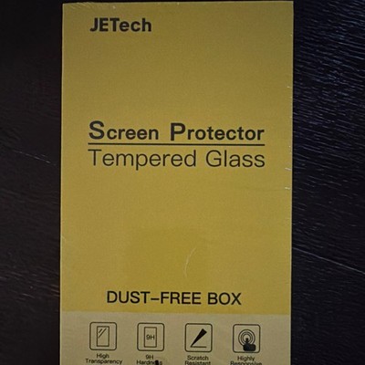 JETech Tempered Glass Screen Protector Clear 9H Hardness Scratch Resistant