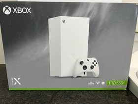Microsoft Xbox Series X 1TB 4K White Console w/ (1) Extra Robot White Controller
