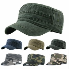 US Men Cap Army Hat Cadet Castro Military Patrol Baseball Summer Camo Camouflage
