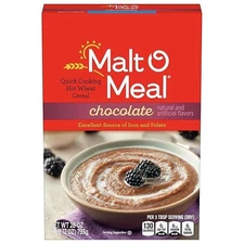 Malt-O-Meal Hot Cereal Chocolate Hot Wheat Cereal Instant Quick Breakfast  28 OZ