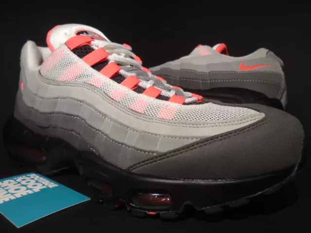 Basistheorie Versnipperd meisje NIKE AIR MAX 95 OG WHITE SOLAR ORANGE INFRARED PINK BLACK GREY 90  AT2865-100 10 | eBay