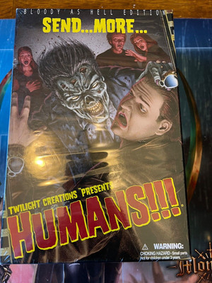 Send More Humans!!! Bloody As Hell Board Card Game Twilight Creations Sealed New