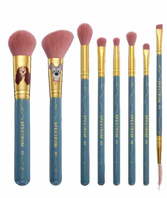 Spectrum Beauty Disney Lady & The Tramp 8 Piece Brush Set Limited