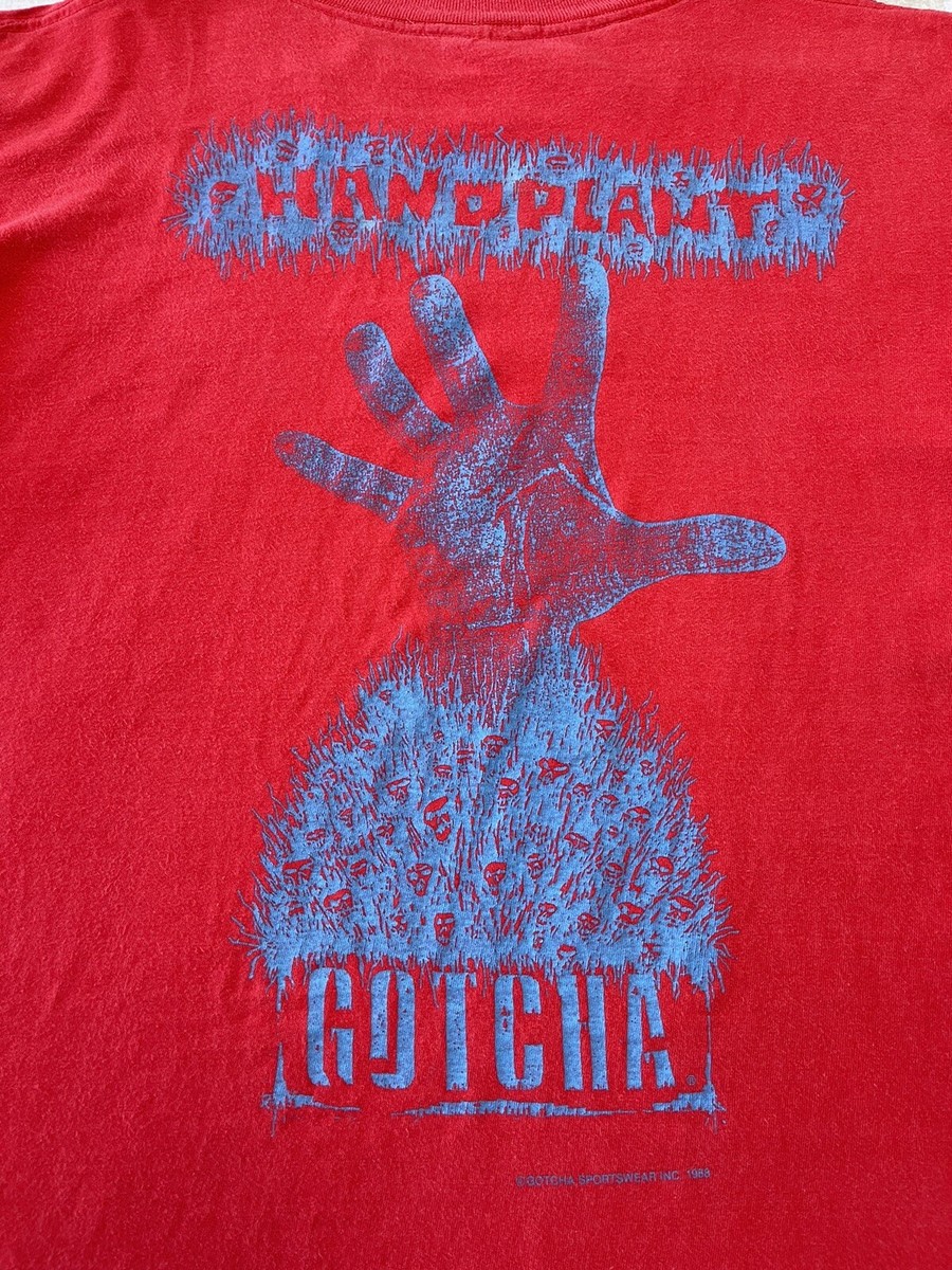 Vintage 80s Michael Roman T-Shirt Handplant Gotcha Surf Skate Tee