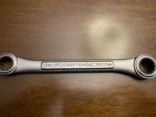 **CHOICE** CRAFTSMAN DOUBLE BOX-END RATCHETING WRENCH