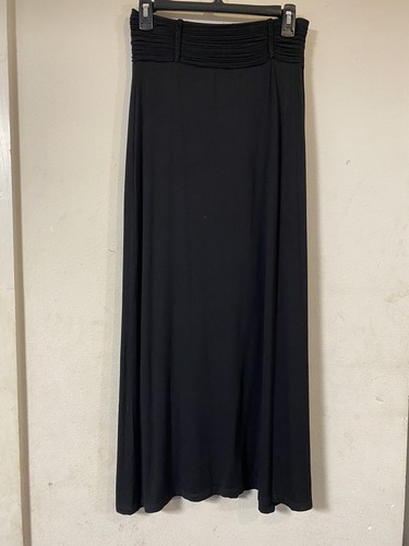 NWT Sophie Max Maxi Skirt, Black With Detail On Waist