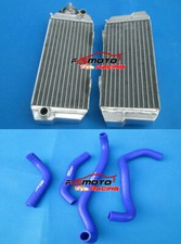 For 1985 1986 HONDA ATC250R ATC 250R ATC250 R Aluminum Radiator+Blue Hose
