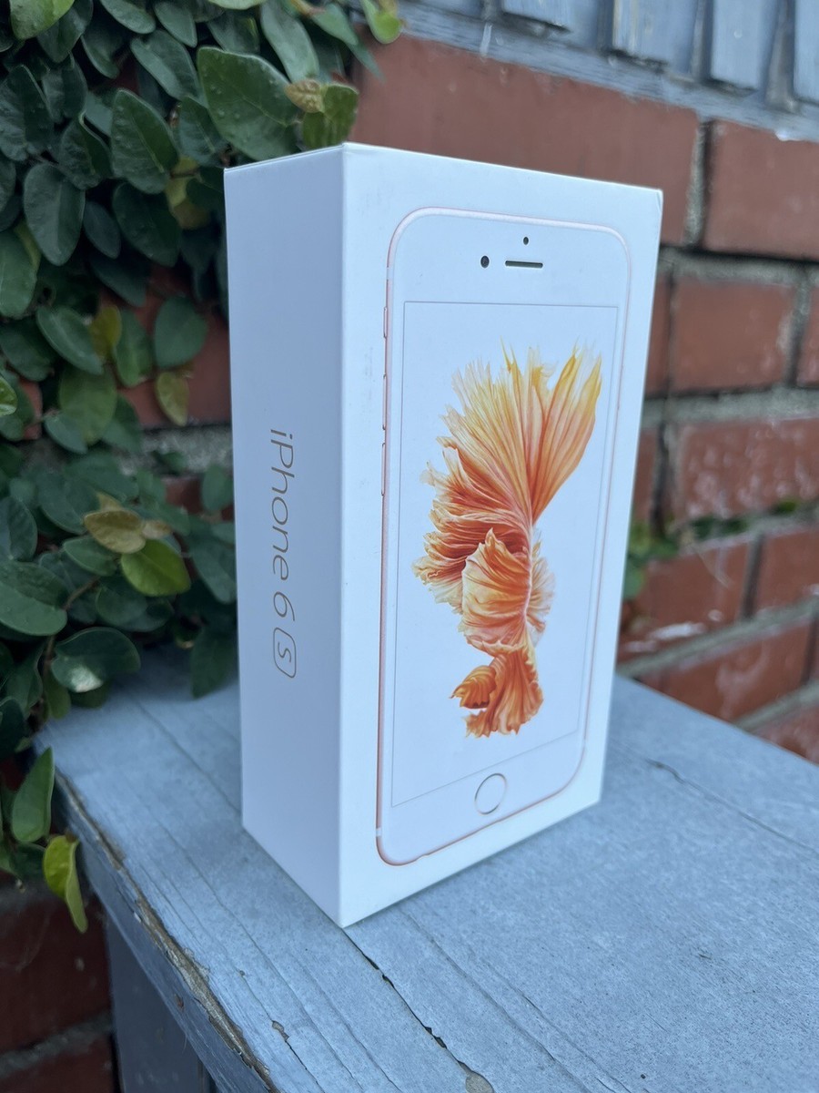 BOX ONLY* Apple iPhone 6S Rose Gold 128GB *BOX ONLY* | eBay