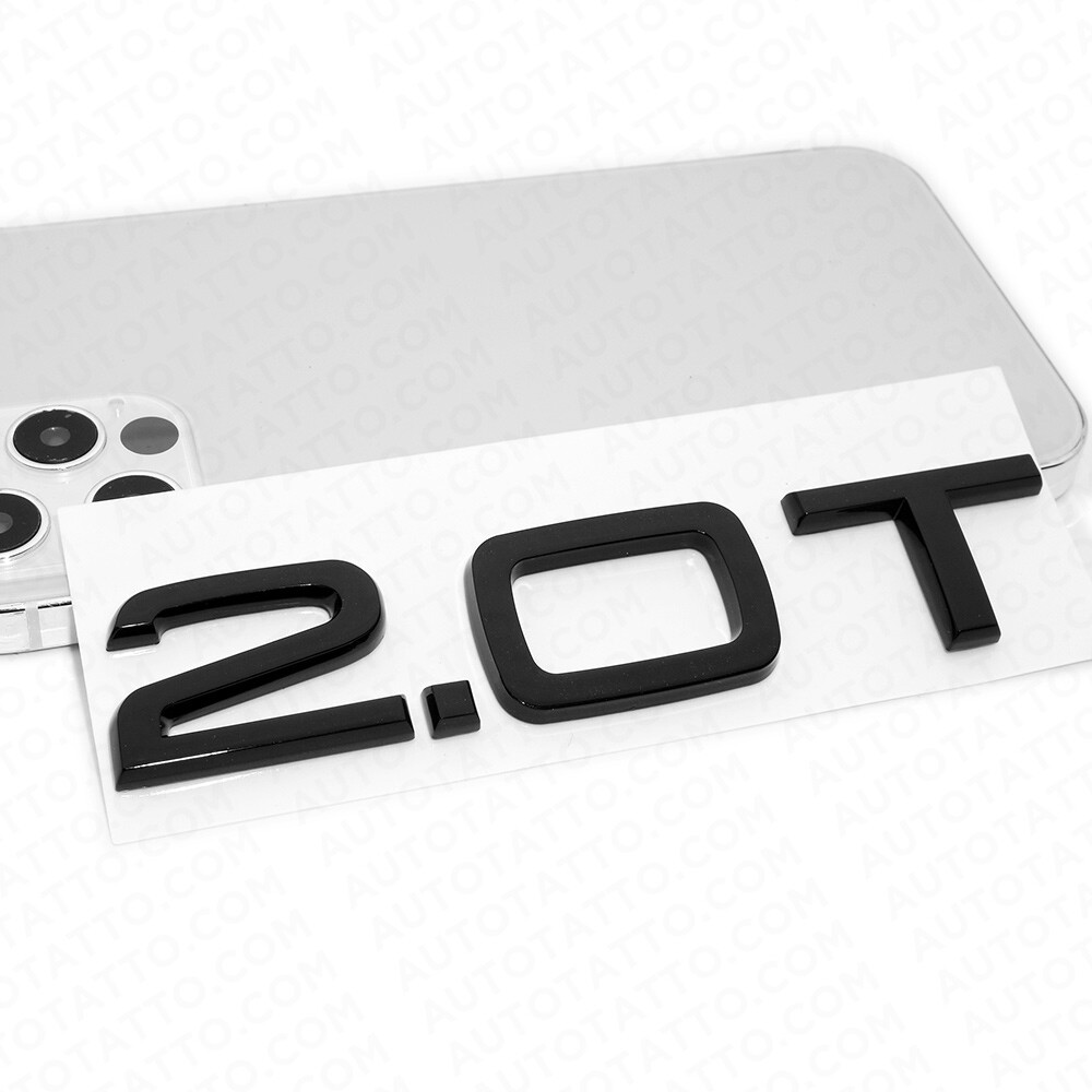 Audi Car Rear Trunk Deck Lid 2.0T Turbo Nameplate Emblem Logo