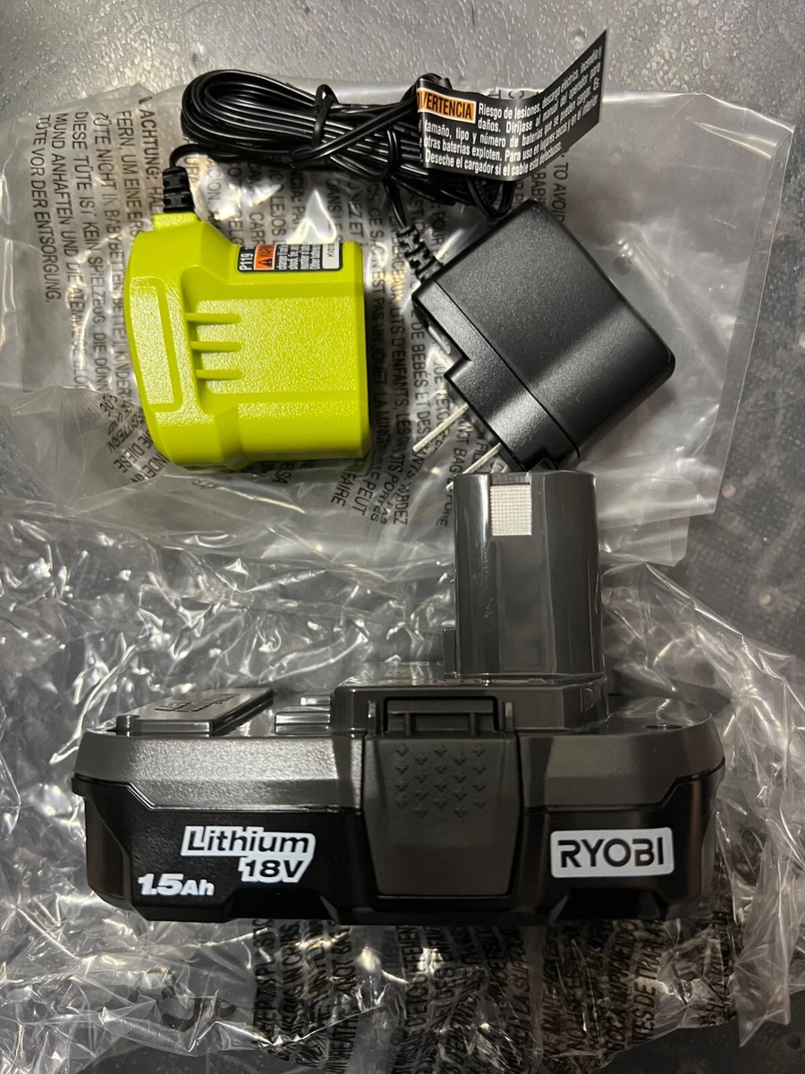 RYOBI P189 18V One+ 1.5Ah Battery & P119 Charger - GENUINE OEM