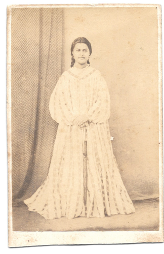 Jeune Femme France Mode Carte de visite Photo S4n29 Vintage Albumine