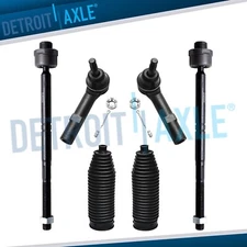 Front Inner Outer Tie Rod for 2007-2013 Chevy GMC Silverado Sierra 1500 Tahoe