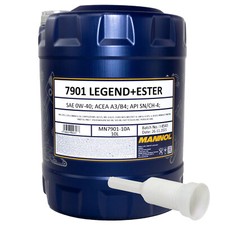 Motoröl vollsynthetisch MANNOL Legend+Ester 0W-40 SN/CH-4 10 Liter mit Ausgießer