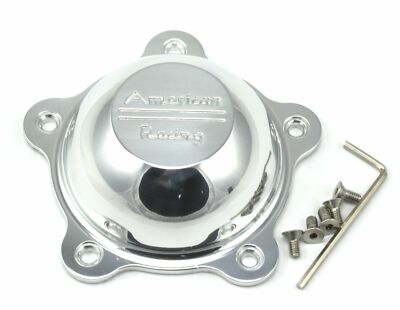 New American Racing Polished Wheel Center Cap Metal Torq Thrust Salt Flat VN471