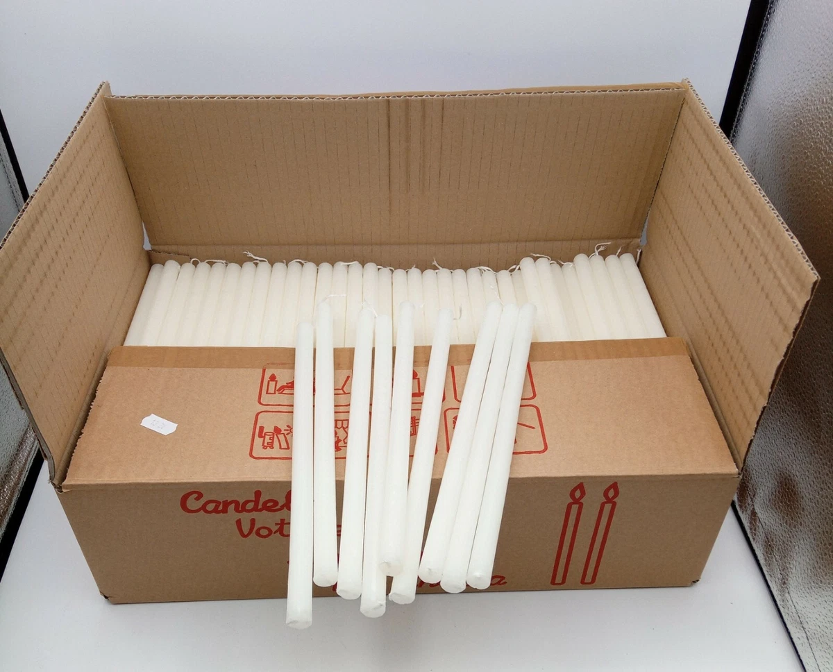 Confezione da 12 candele votive bianche non profumate - Decorazioni per