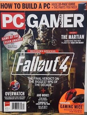 PC Gamer February 2015 Overwatch The Best Games of 2014 FREE SHIPPING CB