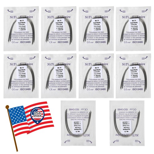 Dental Orthodontic Bracket Braces Roth/MBT 345 Hooks /Super Arch Wire Niti Round - Picture 106 of 160