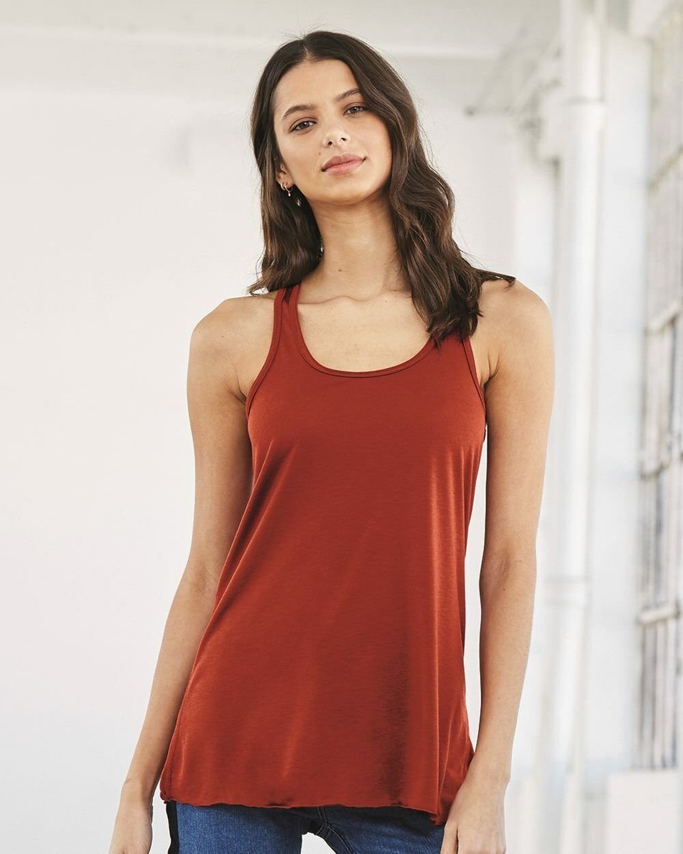 BELLA CANVAS Women's Flowy Racerback Tank 8800